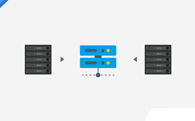 占有ハードウェアにより他ユーザーの影響を受けず安定稼働するサーバーのイラスト