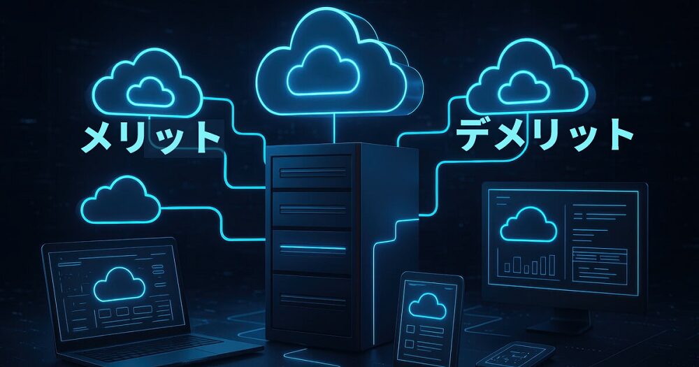 クラウドサーバーのメリットデメリット解説