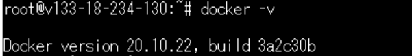 Dockerが正常にインストールされた時の表示